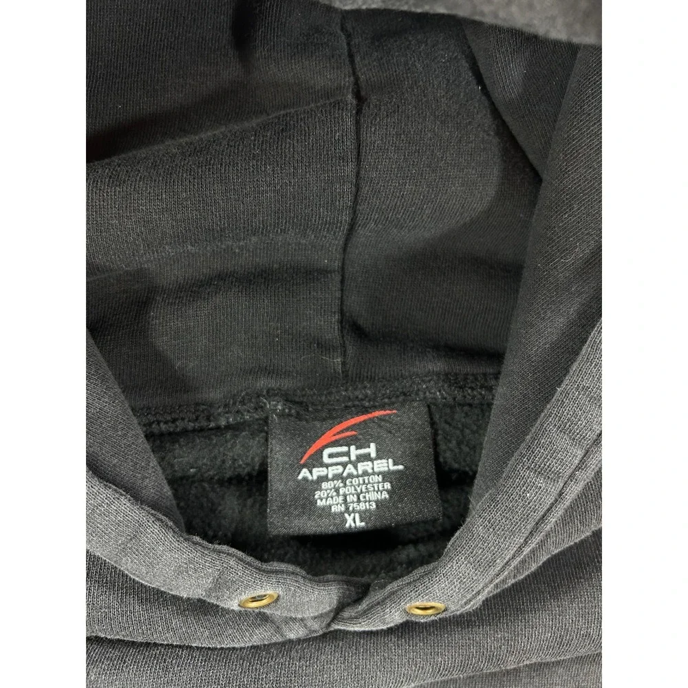 CH Apparel Colorado Buffaloes Hoodie Mens XL Faded Black Embroidered CU Logo